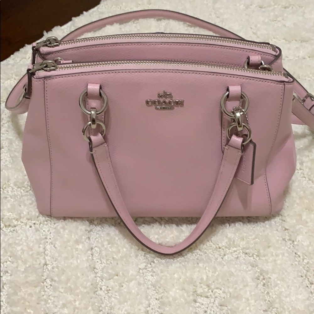 Pastel Pink Coach purse